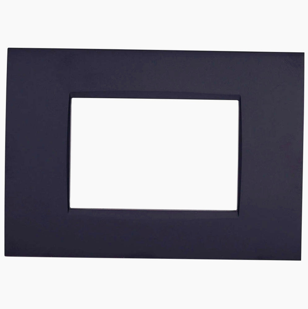 Placchetta Nera 3-7 Posti – Compatibile con Living Light Cassetta 503