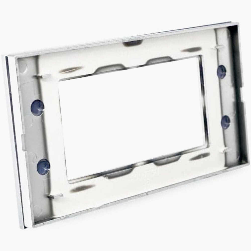 Placchetta in Vetro Nero 3-7 Posti – Compatibile con Living Light Cassetta 503