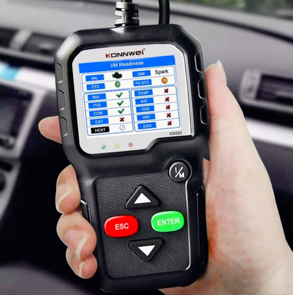 Tester digitale diagnostico per auto – Display, controllo centralina, guasti, batteria e sensore O2