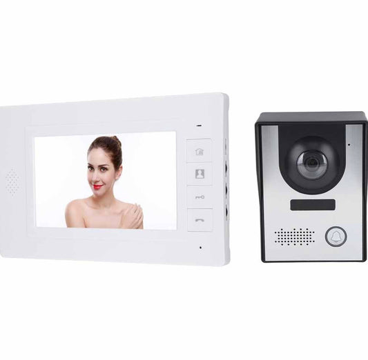 Videocitofono 7” LCD monofamiliare con pulsantiera infrarossi