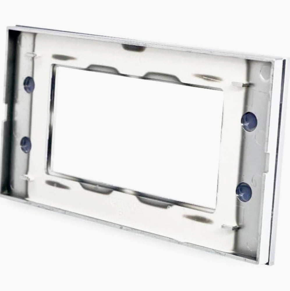 Placchetta in Vetro Bianco 3-7 Posti – Compatibile con Living Light Cassetta 503