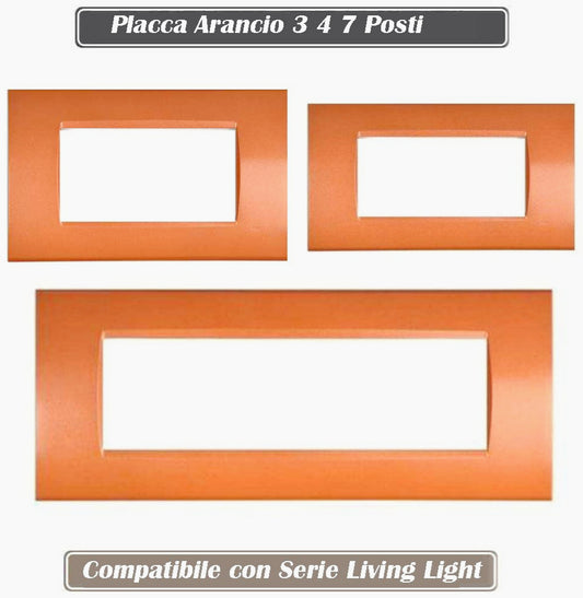 Cuscino divano arancio 3-7 posti, compatibile Living Light cassetta 503