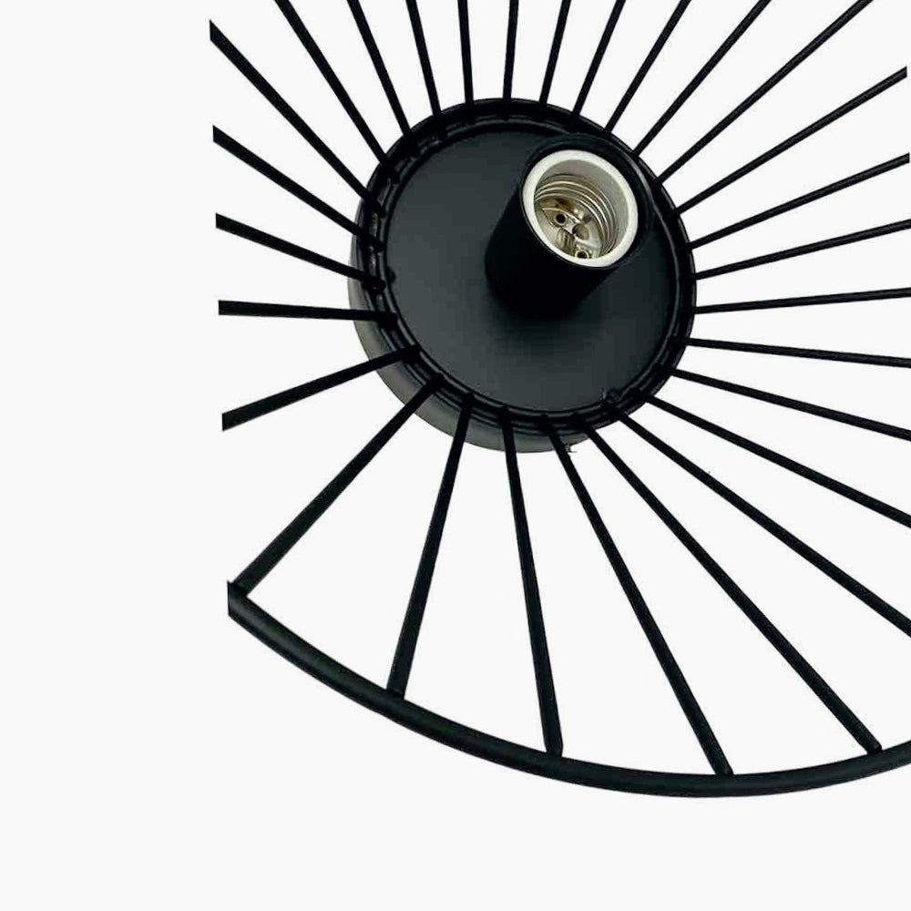 Plafoniera con Paralume in Metallo Decorativa - Stile Contemporaneo, Base E27