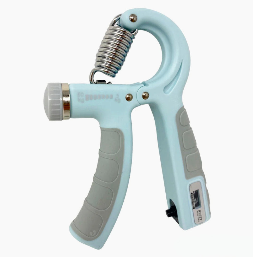 Pinza Hand Grip resistenza regolabile da 5 a 60 kg con contatore di forza – Allenamento per forza della presa