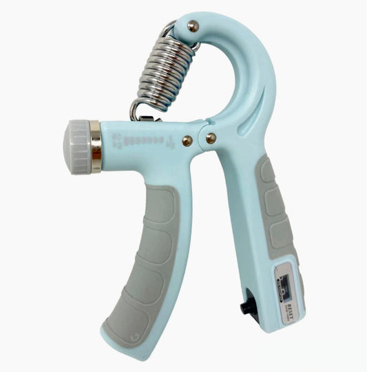 Pinza Hand Grip resistenza regolabile da 5 a 60 kg con contatore di forza – Allenamento per forza della presa