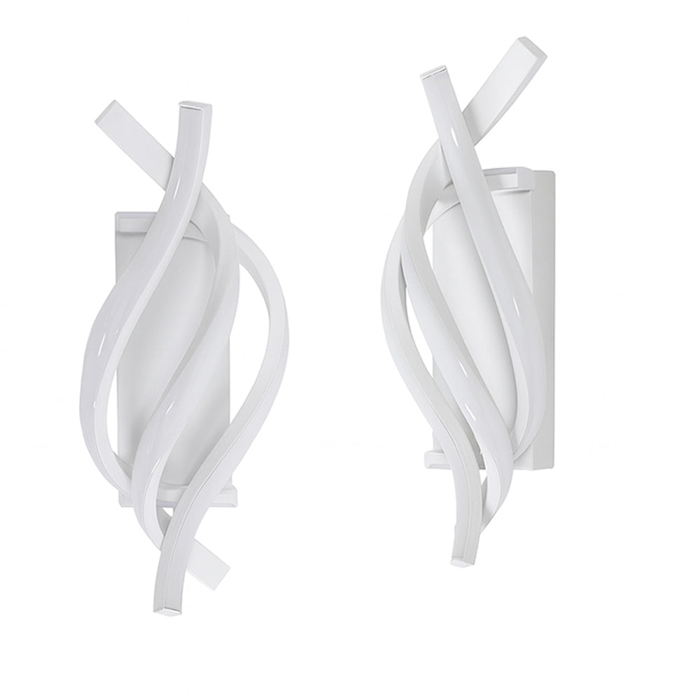 Applique da parete a led 12 watt con fasce a spirale tecnologia CCT - ambraled