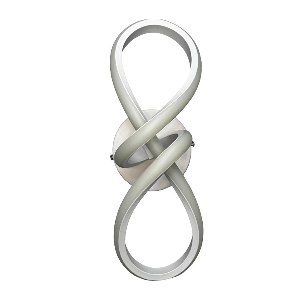 Applique a led 13W decorativo a forma di infinito con tecnologia CCT - ambraled