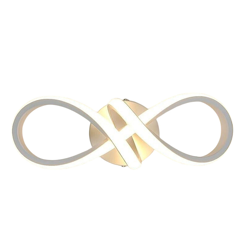 Applique a led 13W decorativo a forma di infinito con tecnologia CCT - ambraled
