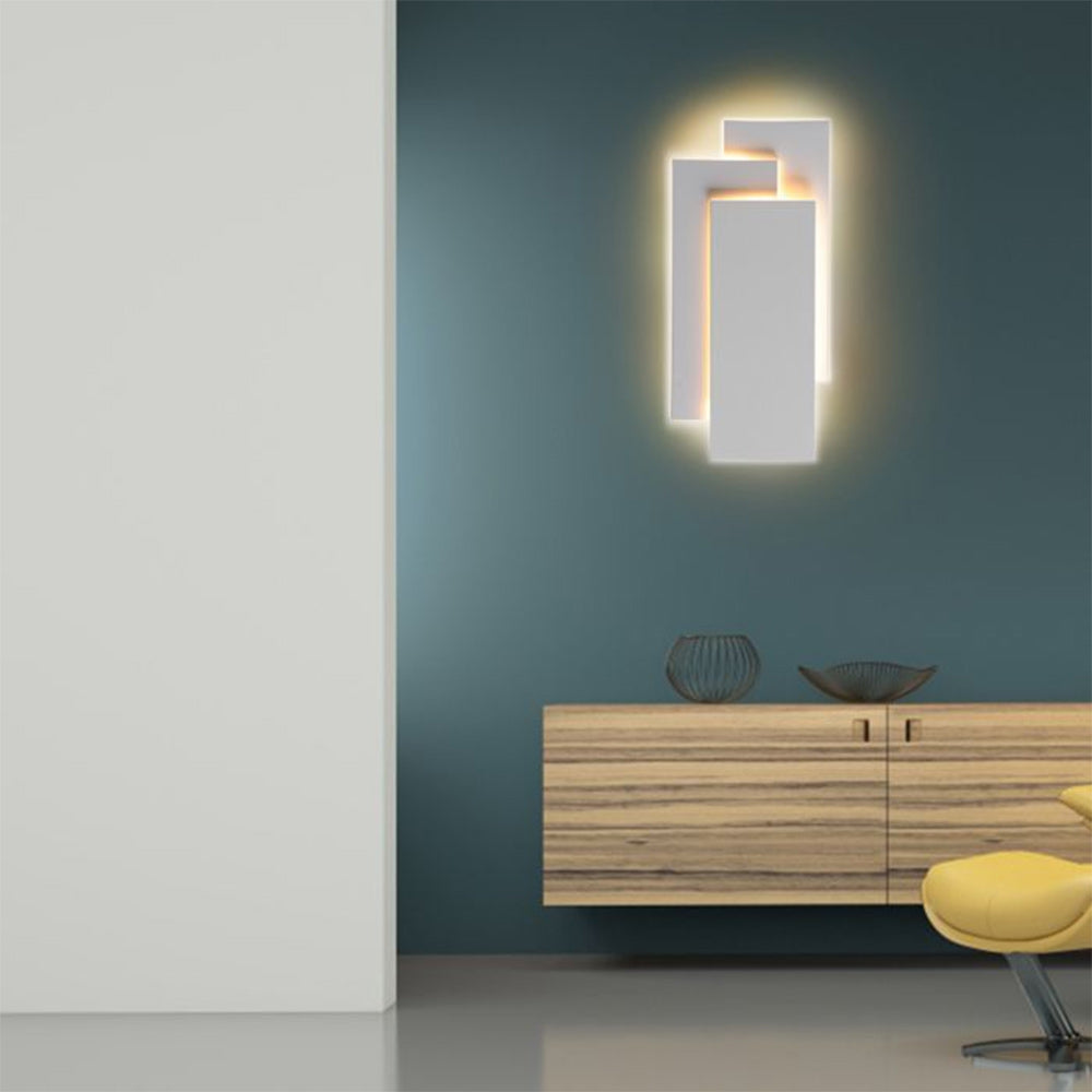 Applique a parete rettangolare 12W tecnologia CCT doppia istallazione - ambraled