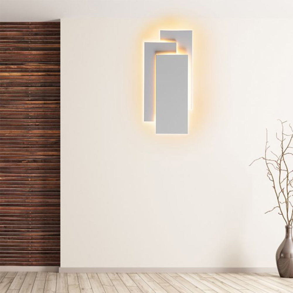 Applique a parete rettangolare 12W tecnologia CCT doppia istallazione - ambraled