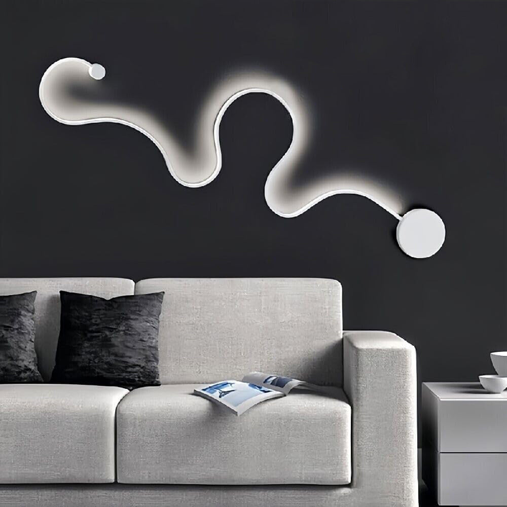 Applique a led 28W decorativo lampada curva con tecnologia CCT - ambraled