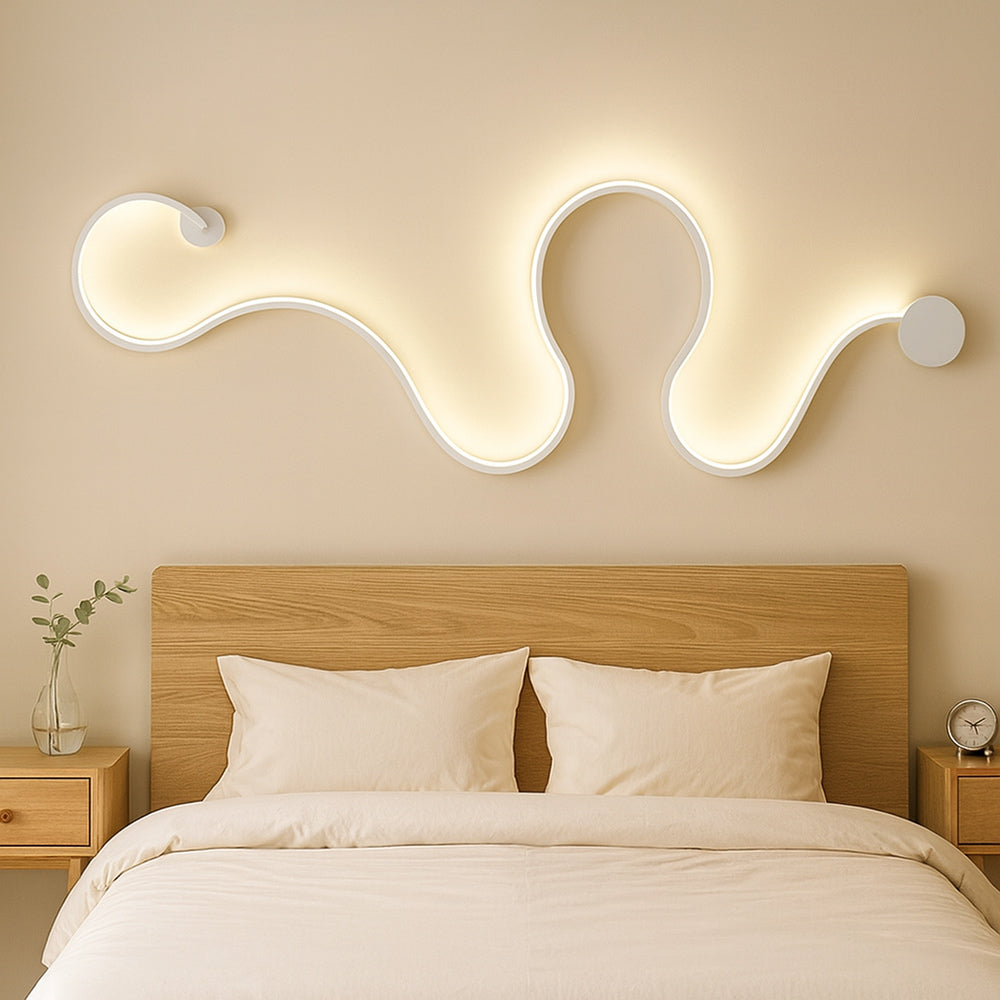 Applique a led 28W decorativo lampada curva con tecnologia CCT - ambraled