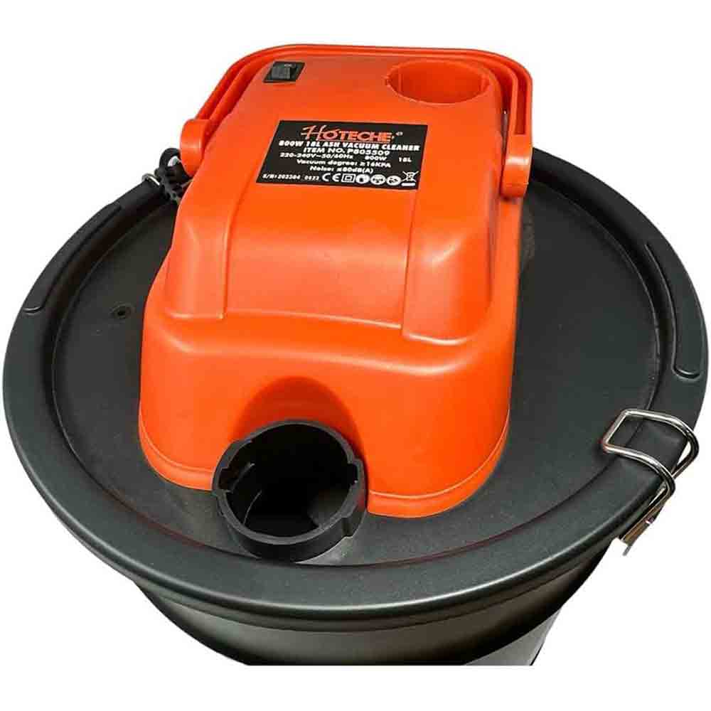 Aspiracenere elettrico 800 watt serbatoio bidone aspiratore 18 litri - ambraled