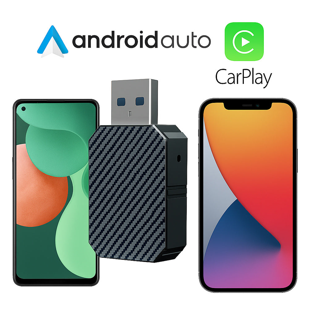 Chiavetta adattatore CarPlay wireless USB Type-C da auto Ios Android - ambraled