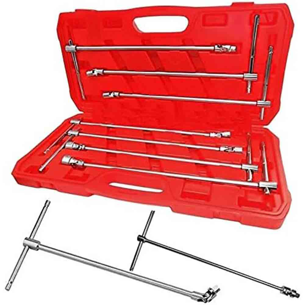 Chiavi a t doppio snodo chiave bussola snodate 8 10 12 13 14 17 19 mm - ambraled