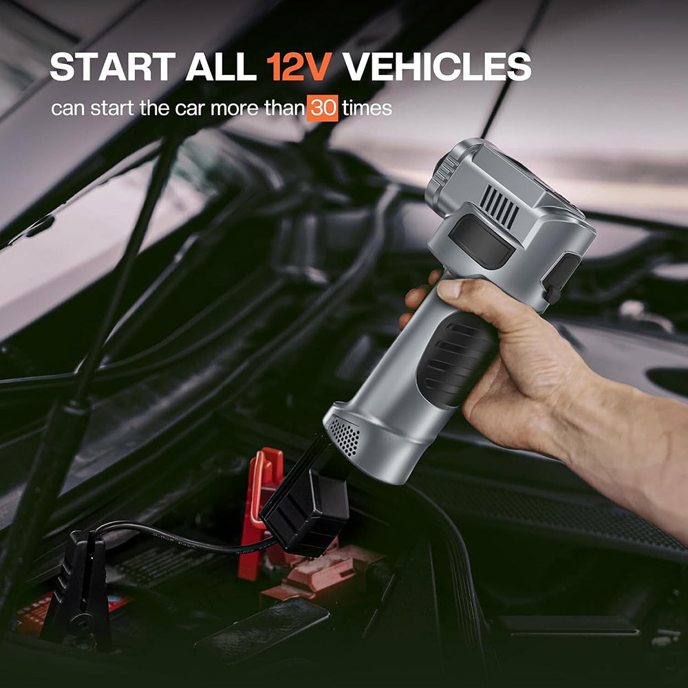 Attrezzo per auto 4in1 avviatore jump start compressore pawer bank - ambraled