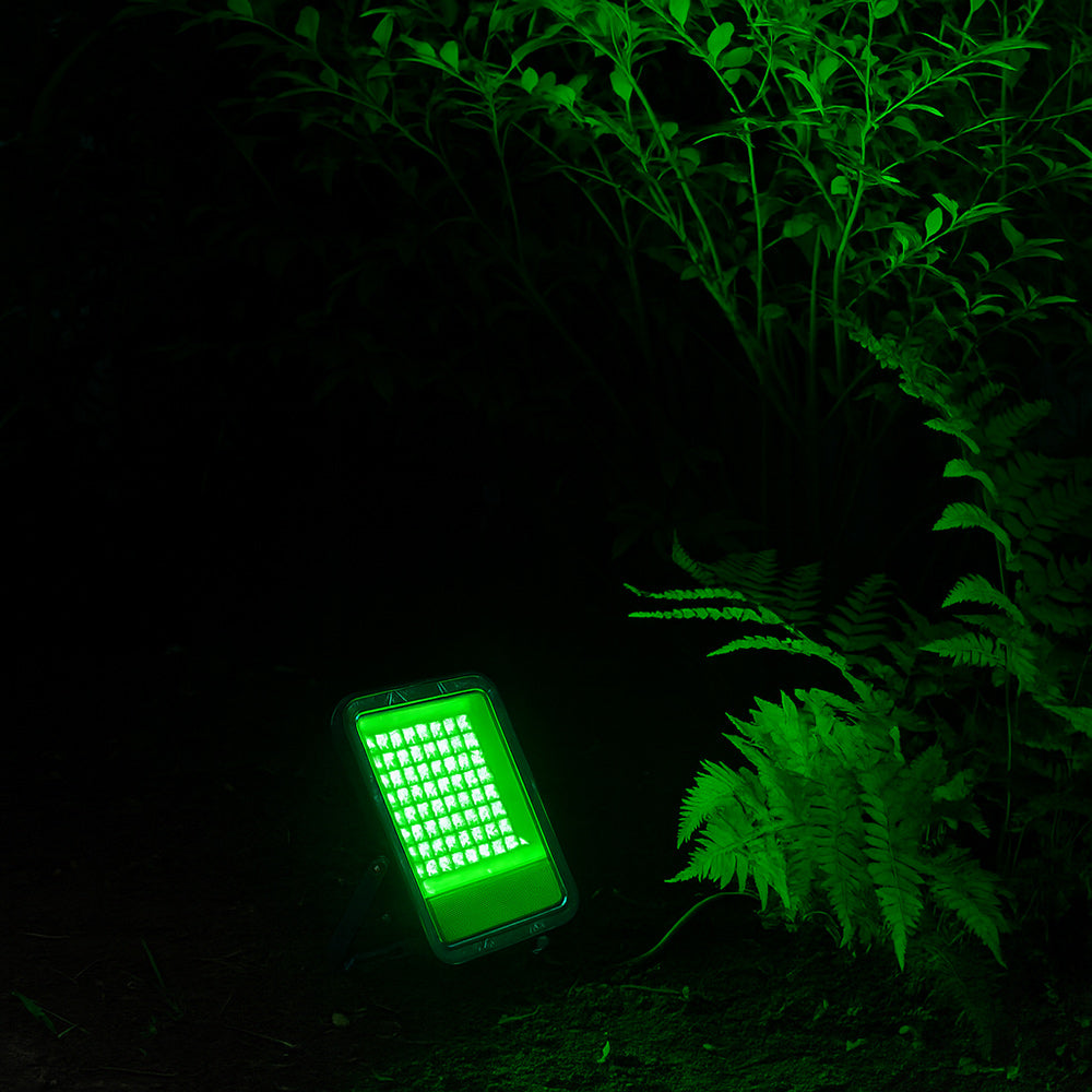 Faro led 25 watt RGB+White proiettore per esterno con telecomando IP65 - ambraled