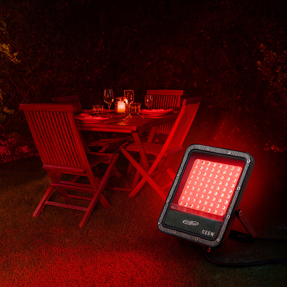 Faro led 25 watt RGB+White proiettore per esterno con telecomando IP65 - ambraled
