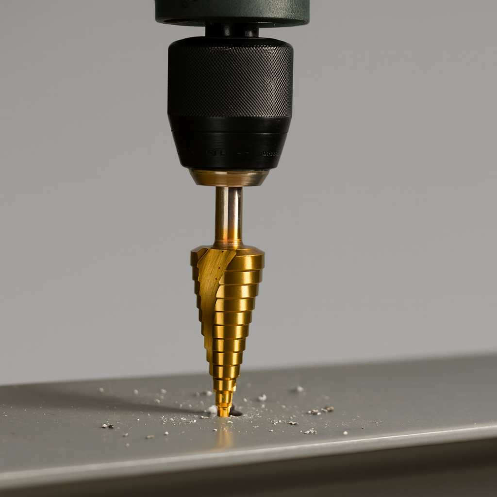 Fresa conica a gradini scalini da 4 a 39 mm legno metallo allargafori - ambraled