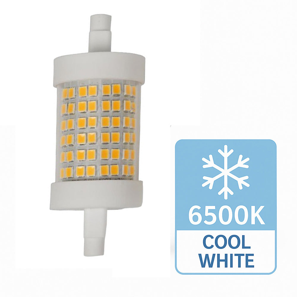 Lampadina led R7S 12 Watt 300° luce bianca calda naturale - ambraled