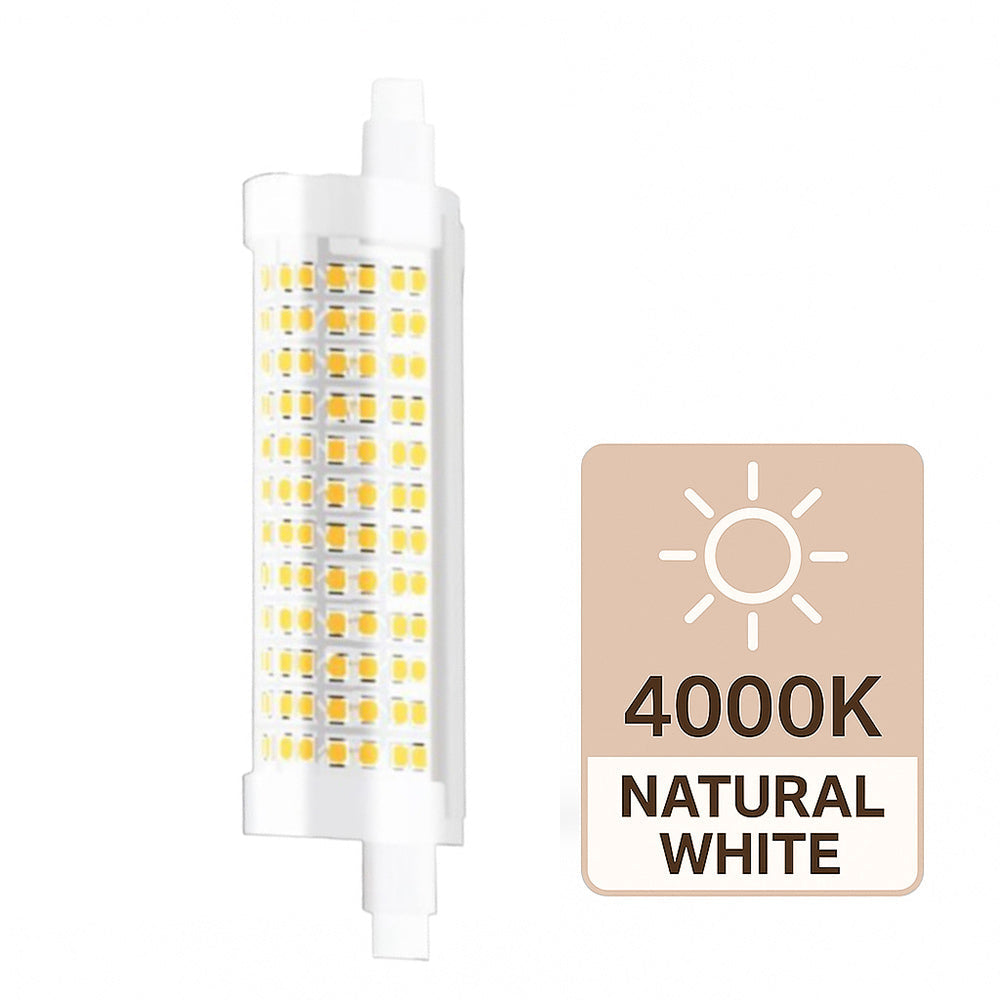 Lampadina led attacco R7S 19 Watt luce bianca calda naturale - ambraled