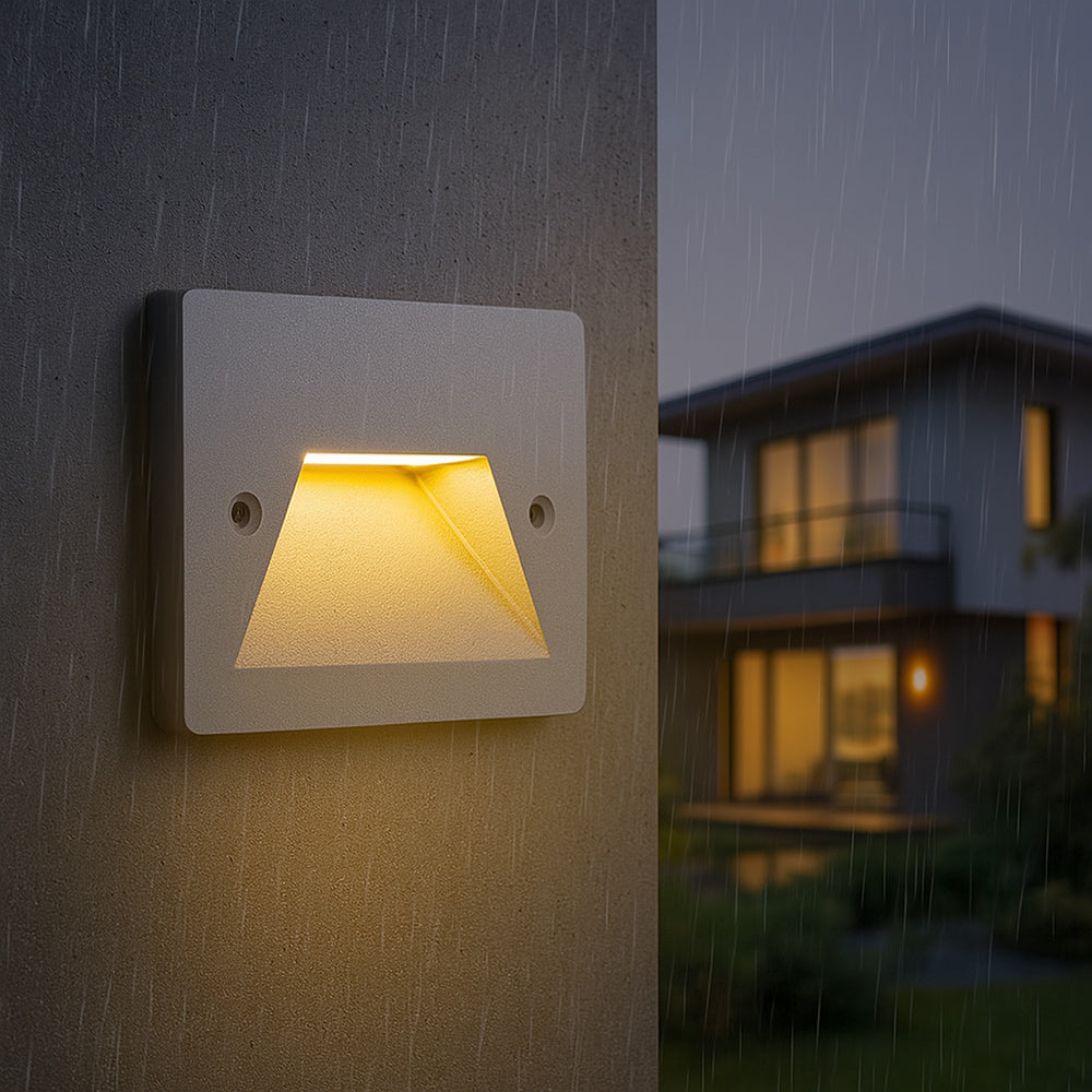 Faretto incasso per cassetta 503 segnapasso 3W CCT con switch IP65 - ambraled