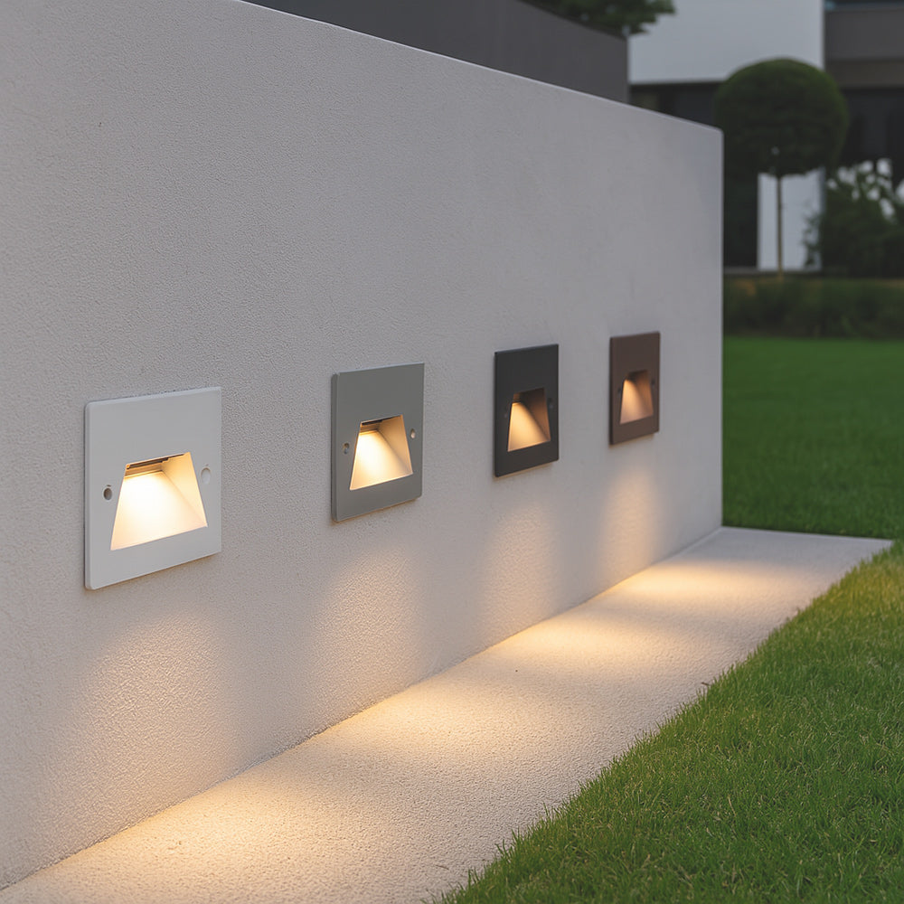 Faretto incasso per cassetta 503 segnapasso 3W CCT con switch IP65 - ambraled