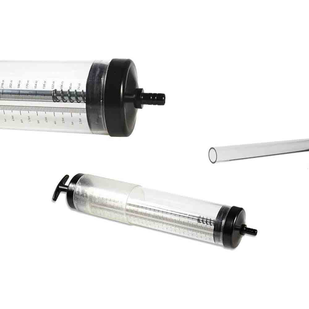 Siringa aspira olio motore per Auto 500 CC con Tubo in PVC da 30 cm - ambraled