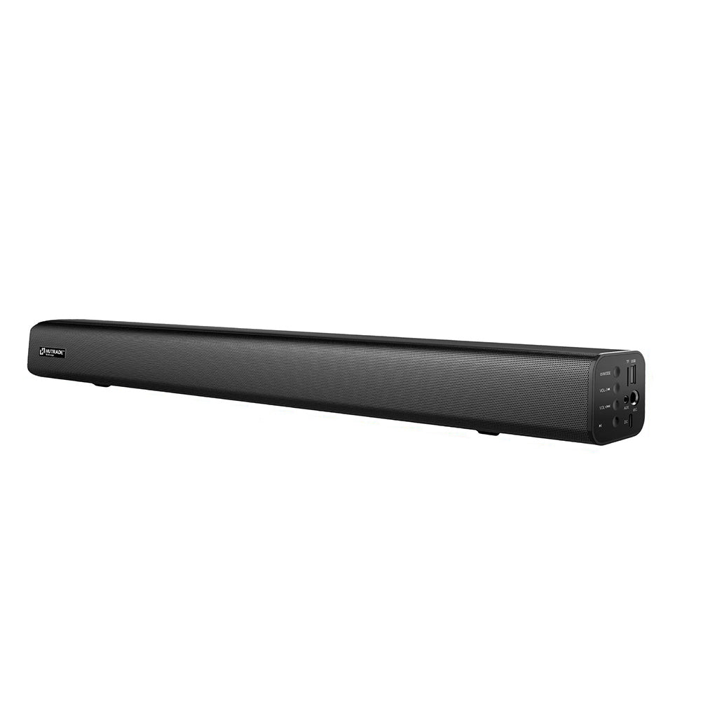 Soundbar ricaricabile 60W bluetooth con orologio radio telecomando - ambraled