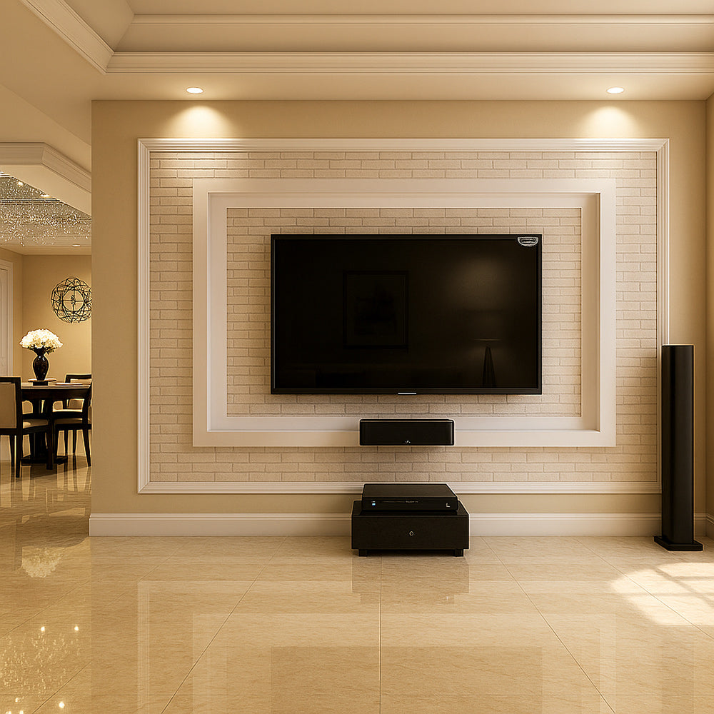 Staffa tv 32'-70” supporto estensibile attacchi vesa 100x100 600x400mm - ambraled
