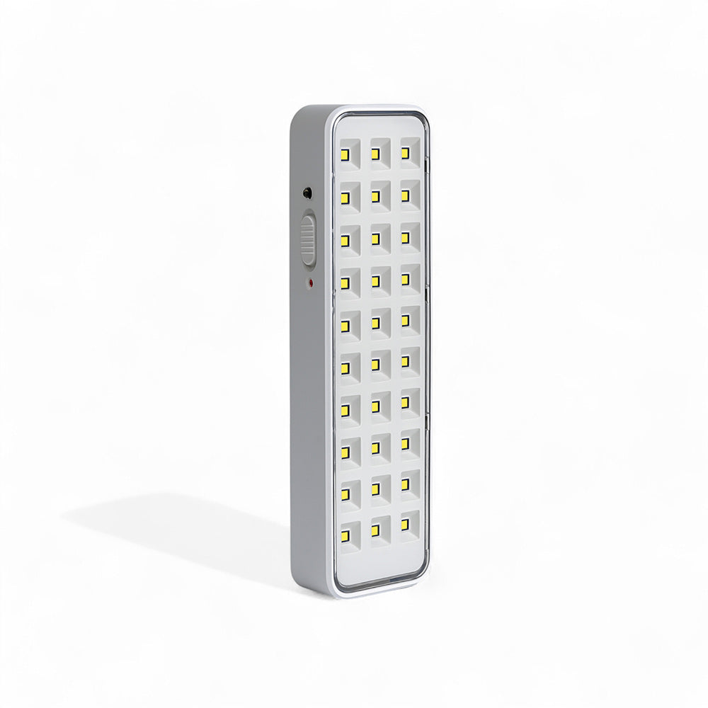 Lampada torcia emergenza ricaricabile USB 30 e 60 led dimmerabile - ambraled