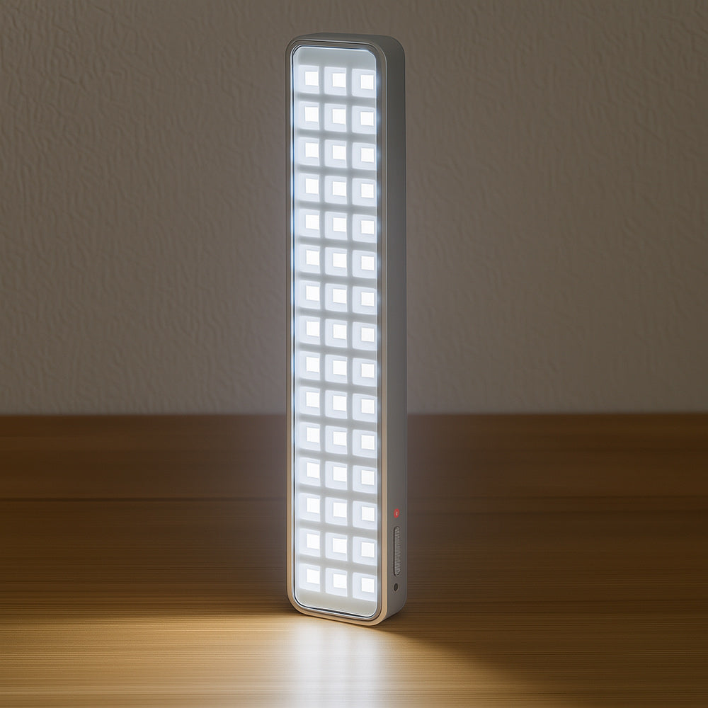 Lampada torcia emergenza ricaricabile USB 30 e 60 led dimmerabile - ambraled