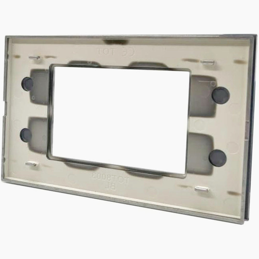 Placchetta in Vetro Silver 3-7 Posti – Compatibile con Living Light Cassetta 503