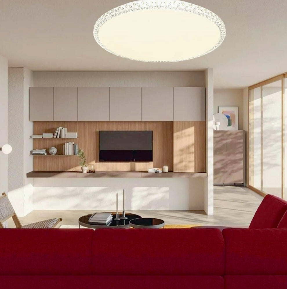 Plafoniera LED Dimmerabile 60W - CCT con 3 Colorazioni di Luce (6500K Fredda / 4000K Naturale / 3000K Calda)