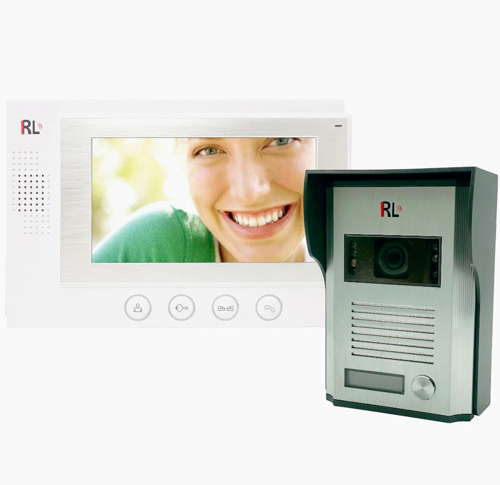 Citofono a 4 Fili da 7" con Monitor LCD – Sicurezza, resistenza e comodità per la tua casa