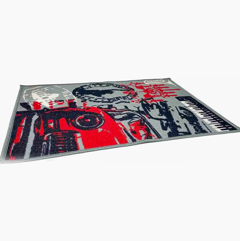 Tappeto moderno 67x115 cm con base antiscivolo - Vari colori per arredare con stile