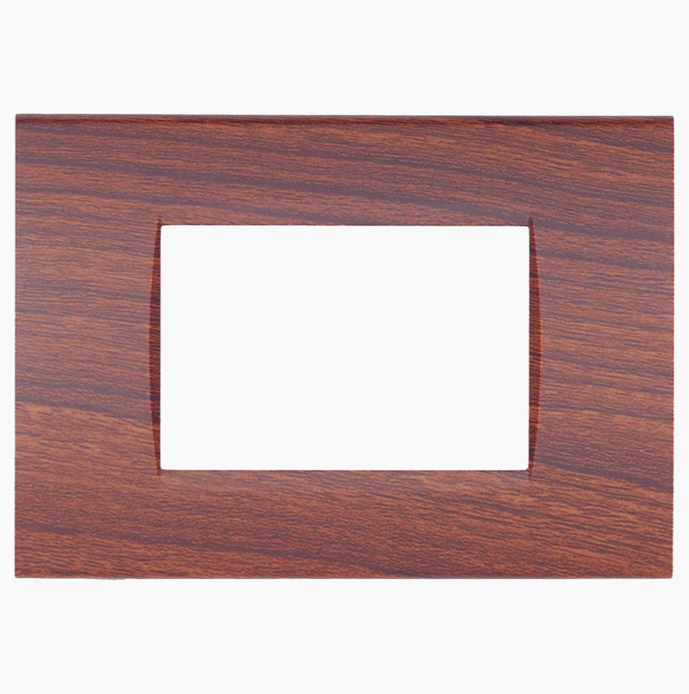 Placchetta Noce 3-7 Posti – Compatibile con Living Light Cassetta 503