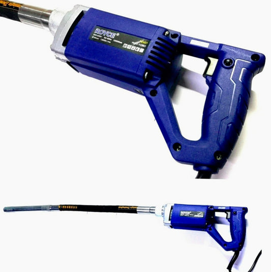 Vibratore elettrico per calcestruzzo 800 W – Tubo da 35 mm, 4200 RPM per vibrazione efficiente del calcestruzzo