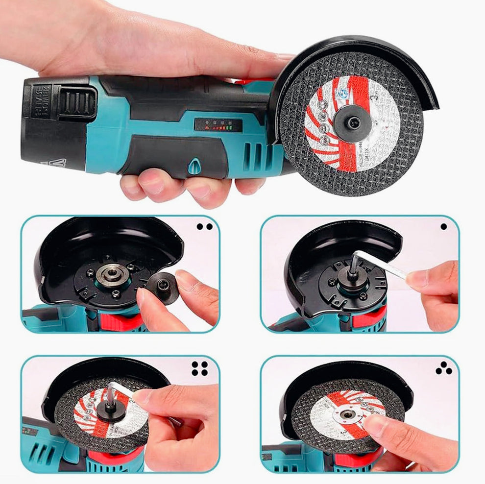 Kit 6 mini dischi da taglio 3” – per metallo ferro 75 mm - ambraled