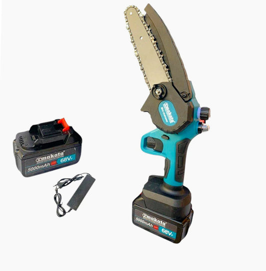 Motosega 68V – 2 batterie 8" lama + brushless + oliatore - ambraled