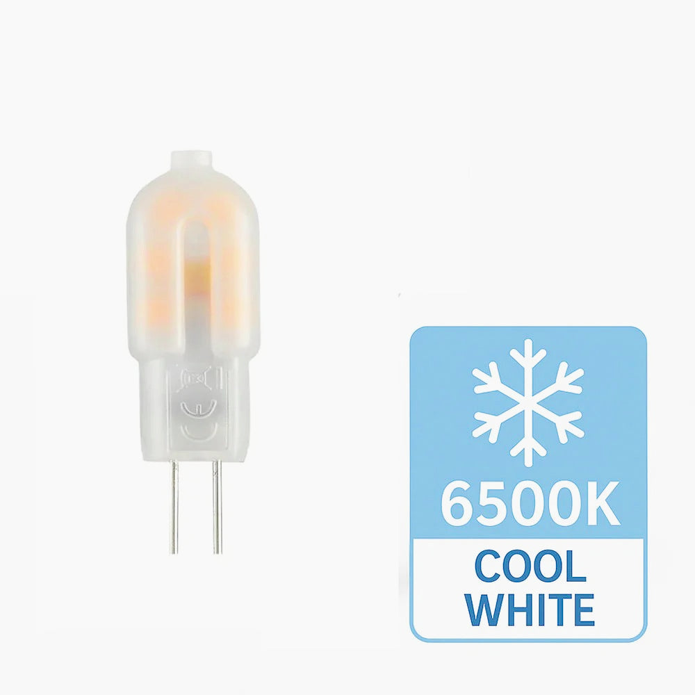 Lampadina LED 2W G4 12V – Attacco G4, copertura opaca - ambraled
