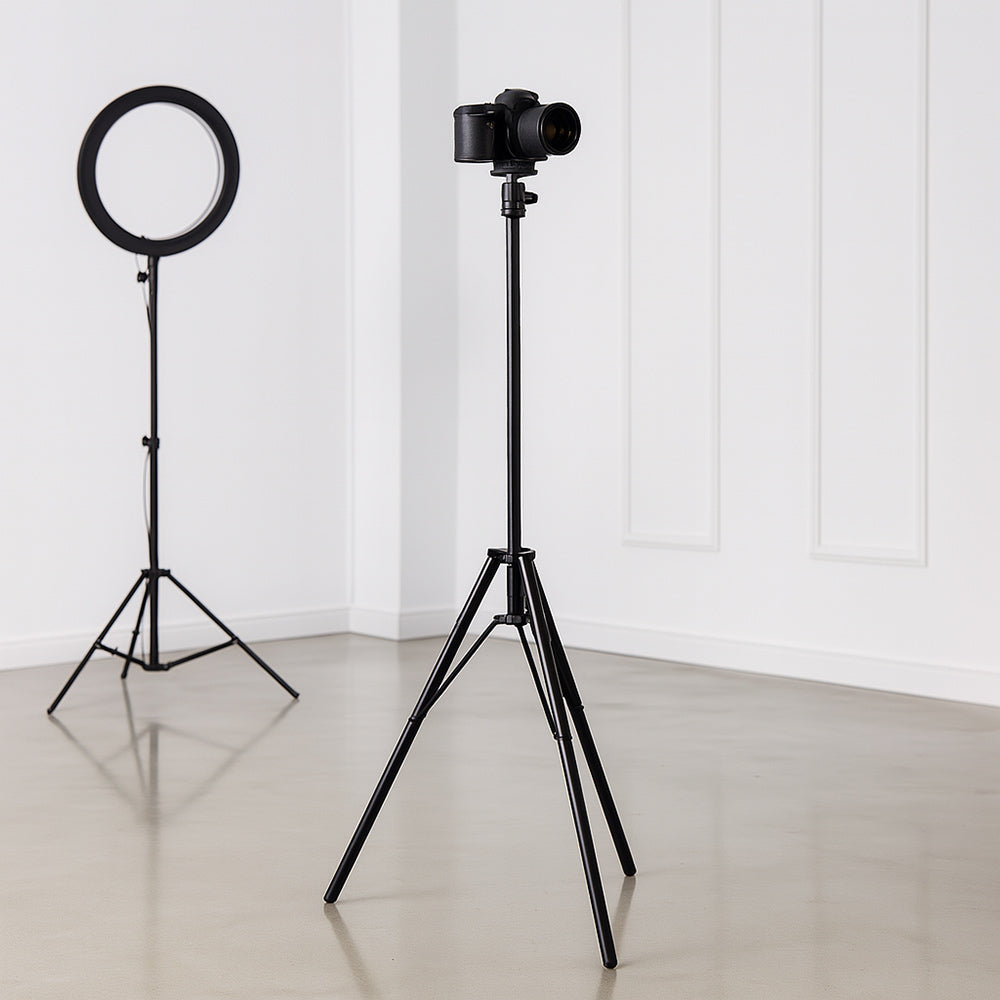 Bastone treppiedi per selfie attacco ¼ cavalletto da 67 a 210 cm - ambraled
