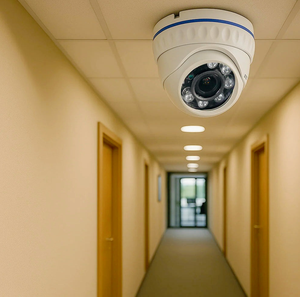 Telecamera dome AHD full HD 5MPX 2,8-12mm lente varifocale 6LED - Sorveglianza interna ad alta definizione