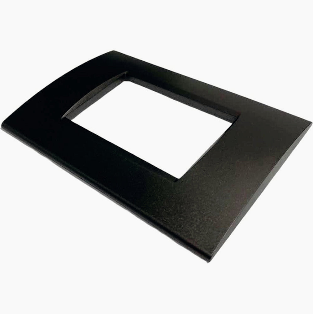 Placchetta Nera 3-7 Posti – Compatibile con Living Light Cassetta 503