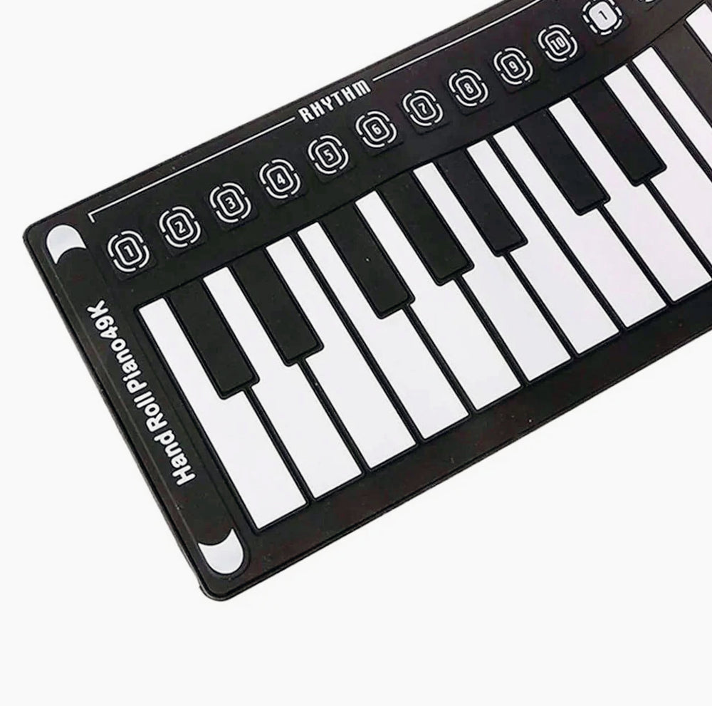 Tastiera musicale in silicone pieghevole 49 tasti con alimentazione USB - Portatile e pratica