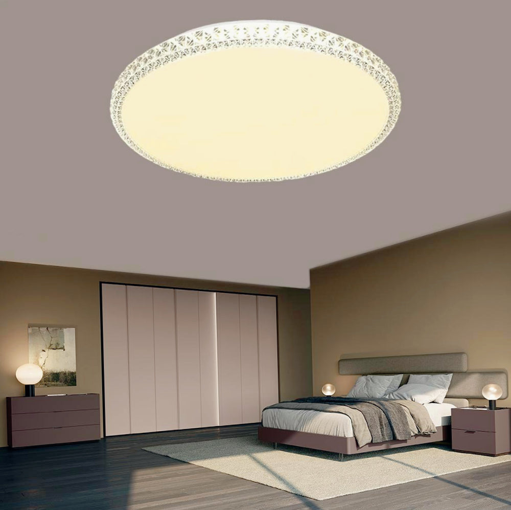 Plafoniera LED Dimmerabile 60W - CCT con 3 Colorazioni di Luce (6500K Fredda / 4000K Naturale / 3000K Calda)