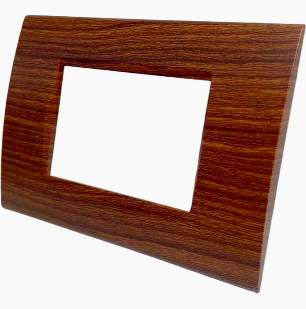 Placchetta Noce 3-7 Posti – Compatibile con Living Light Cassetta 503