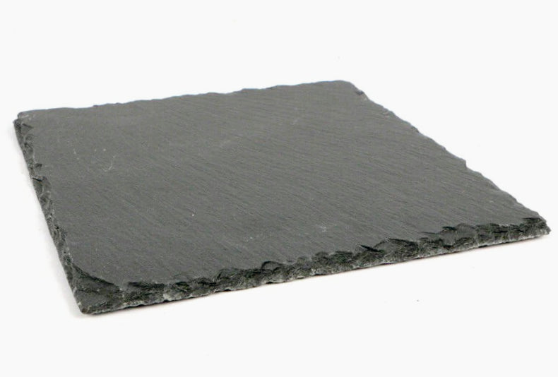 Vassoio da portata quadrato in ardesia – 20x20 cm, piatto e minimal per aperitivi e presentazioni raffinate