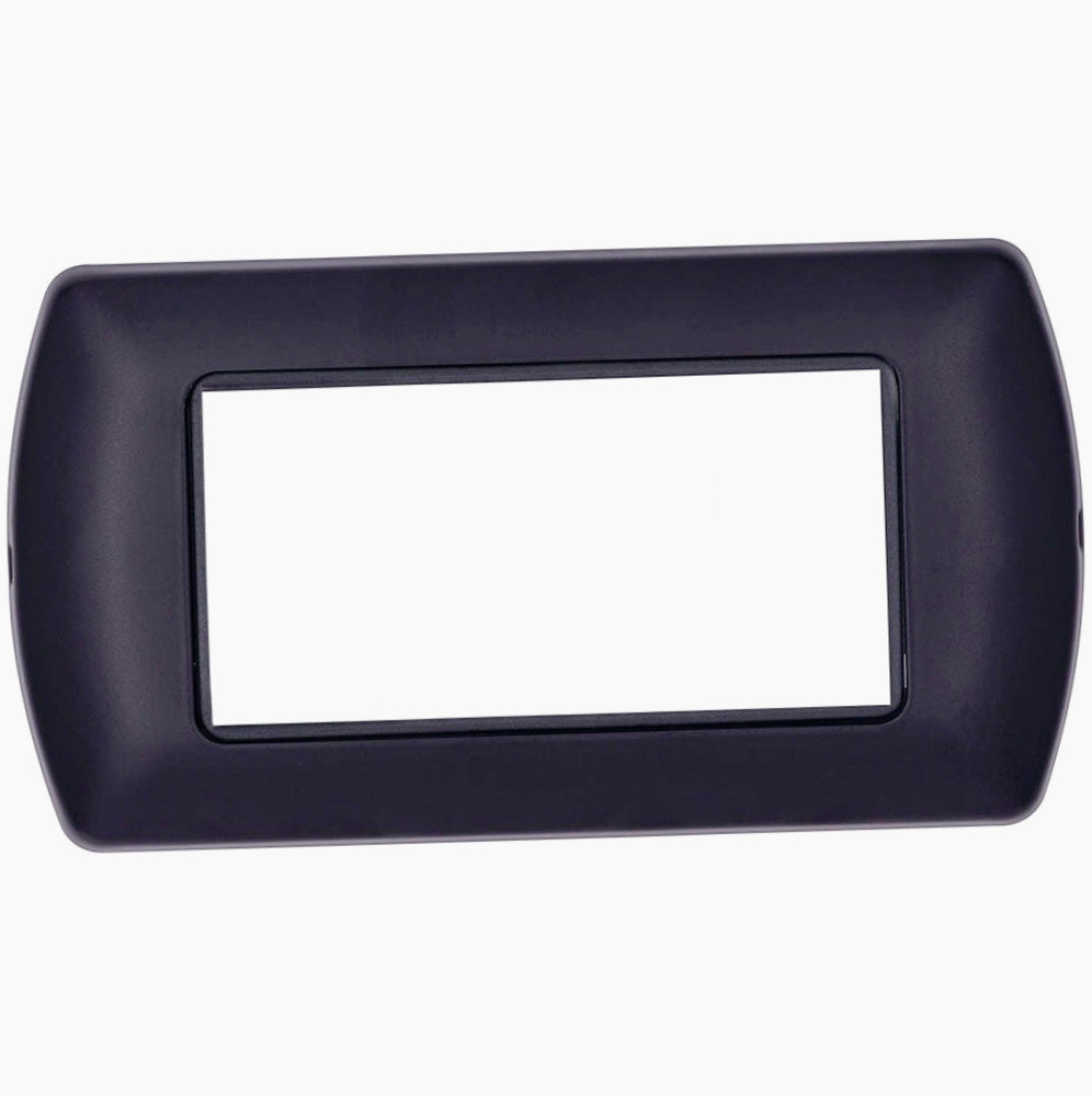Placchetta Nera 3-7 Posti – Compatibile con Living International Cassetta 503