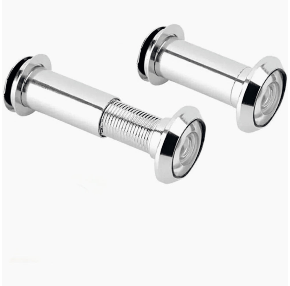 Spioncino grandangolare 35-55 mm – Con coperchio e occhiello per porte